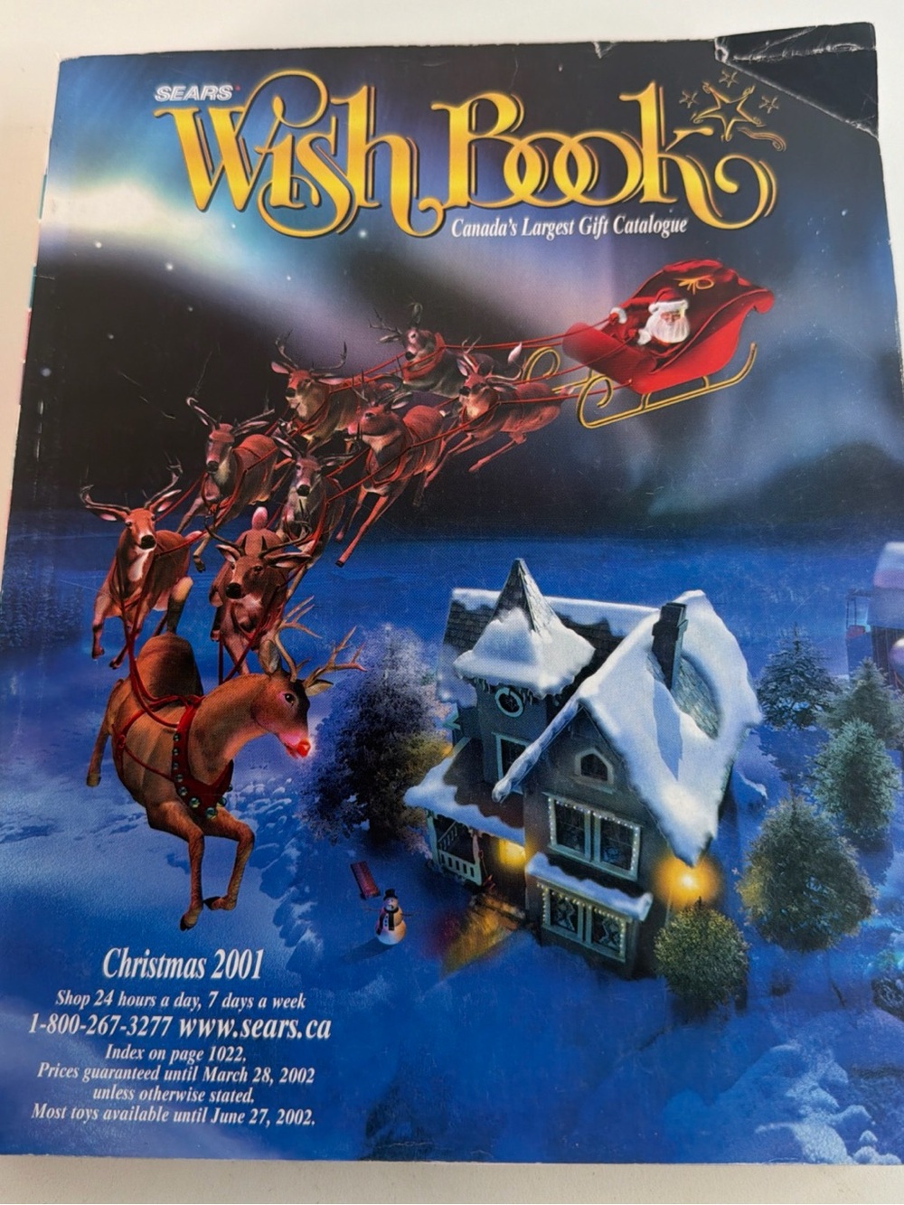 Sears Christmas Wish Book Catalog 2001 Toys Action Figures Barbie Fashion